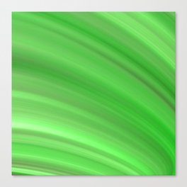 Shamrock Green Abstract Canvas Print