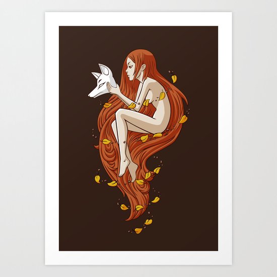 Kitsune Art Print