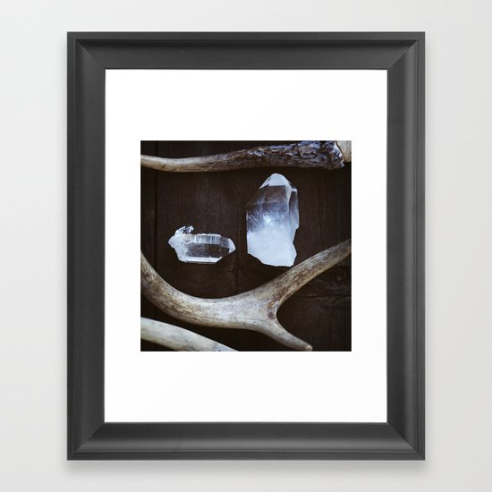 Vintage and Velvet Framed Art Print
