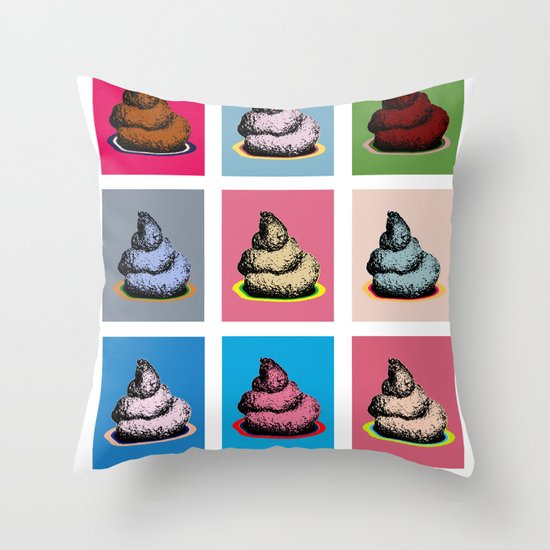 Contemporary art Throw Pillow