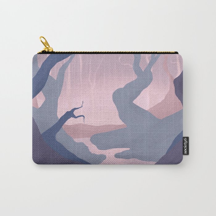In the Depths of the Forest | Abstract Minimalist Art Carry-All Pouch