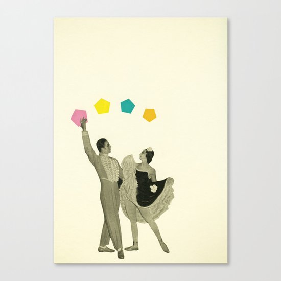 Throwing Shapes on the Dance Floor Canvas Print