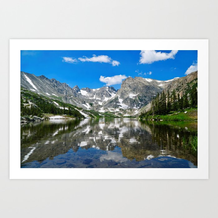 Lake Isabelle, Rocky Mountains, Colorado Art Print