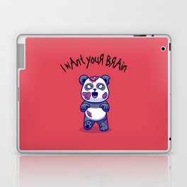 I want to eat your brain. Zombies gifts. Laptop Skin