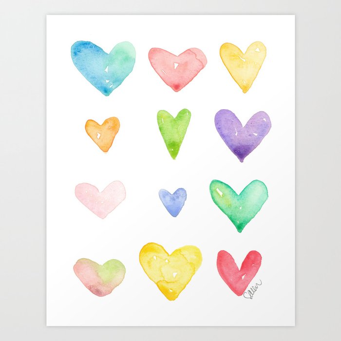 Heart of Hearts Art Print