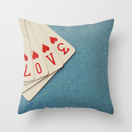 A Full House Throw Pillow