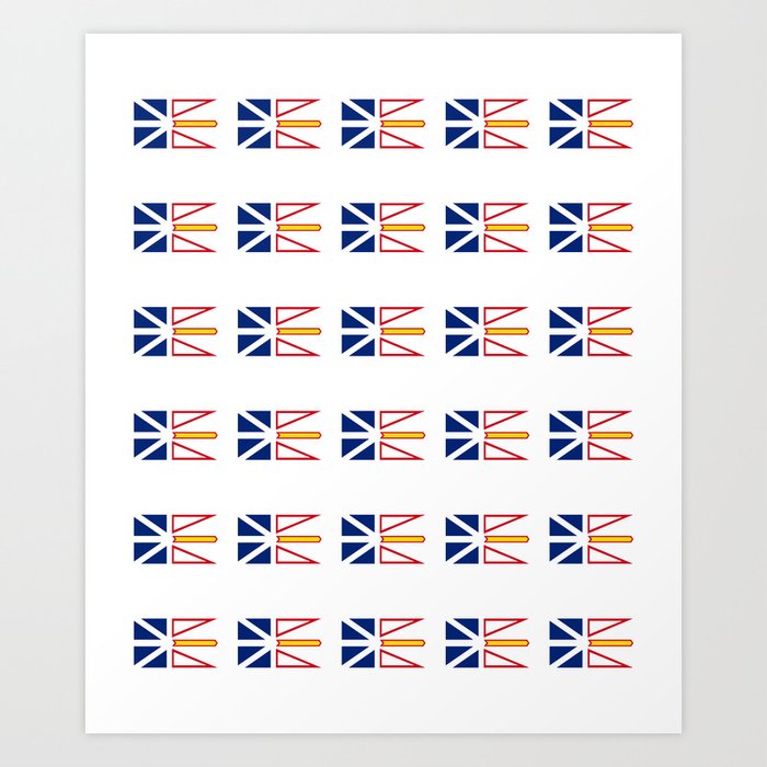 flag of newfoundland and labrador -avalon,newfoundlander,labradorian,john's,conception Art Print