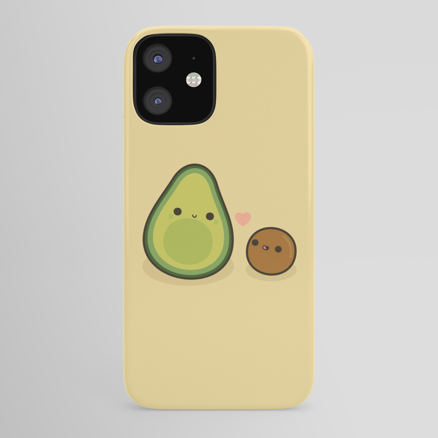 Cute avocado and stone iPhone Case by peppermintpopuk | Society6