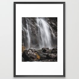 Earland Falls // Routeburn Track Otago NZ Photography Art Print Framed Art Print