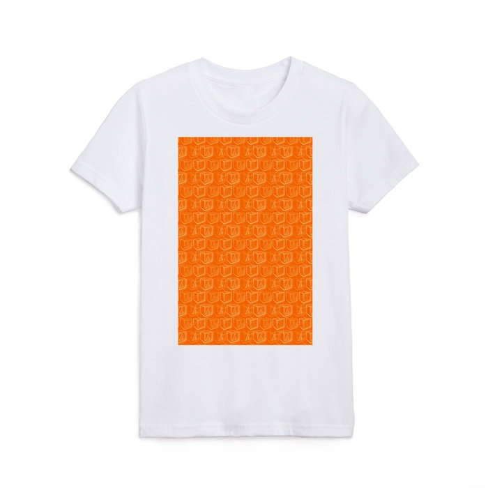 children's pattern-pantone color-solid color-orange Kids T Shirt