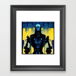 Robots among us Framed Art Print