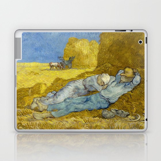 Vincent Van Gogh - Noon, Rest from work / Siesta Laptop & iPad Skin