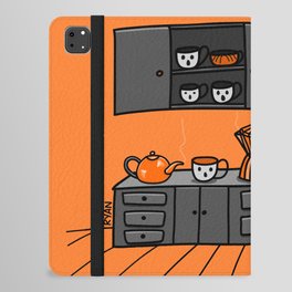 Halloween Morning Tea or Coffee iPad Folio Case