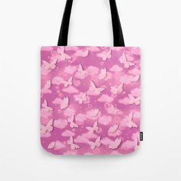 Pink butterflies Tote Bag