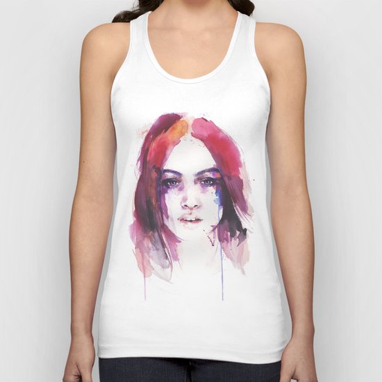A girl from the other side of the street Unisex Tank Top