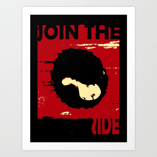 Join us Art Print
