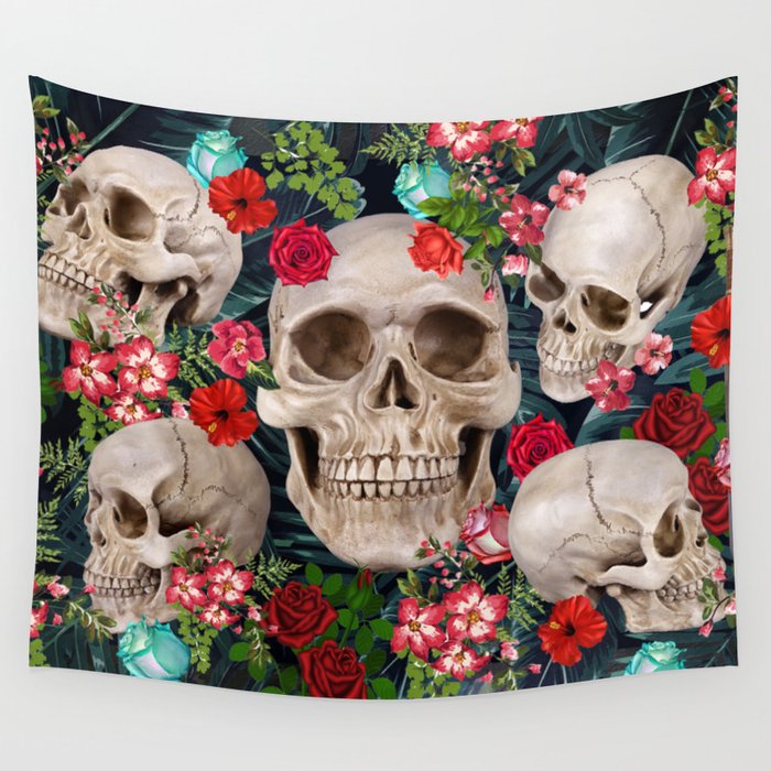 tropical scary  Wall Tapestry