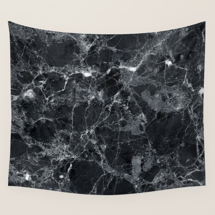 Black Marble Texture Wall Tapestry By Catyarte Society6