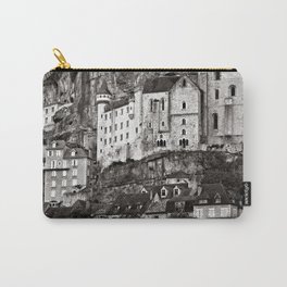 French Medieval Castle Sound Carry-All Pouch | Photo, Frenchcastle, Travel, Worldheritage, Medievalbuilding, Digital, Architecture, Abstraction, Rockymountain, Darkage 