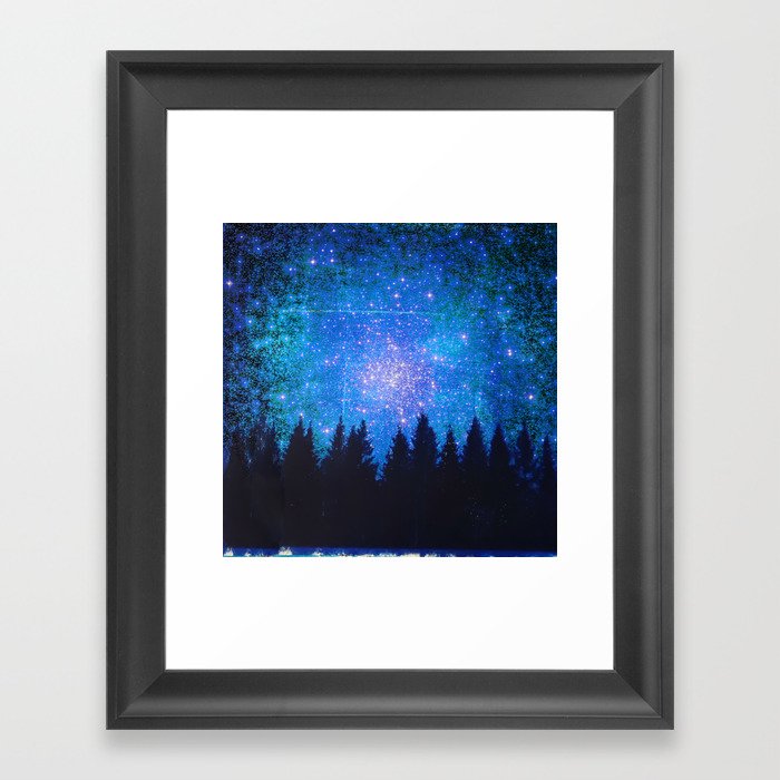 Comet Framed Art Print