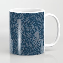Octopus Squiggly King Of The Sea Pattern Coffee Mug