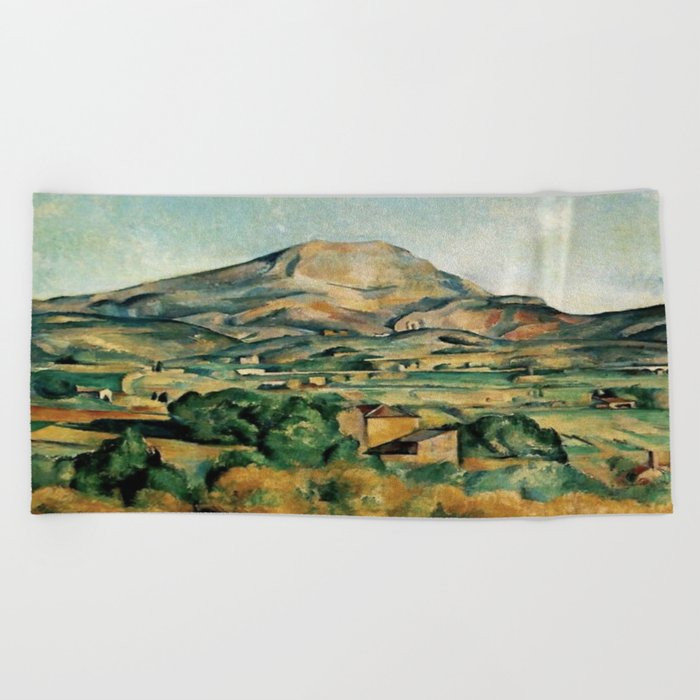 Paul Cézanne Mont Sainte-Victoire  Beach Towel