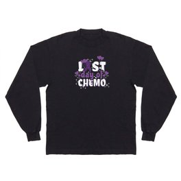 Last Chemo Day November Purple Pancreatic Cancer Long Sleeve T-shirt