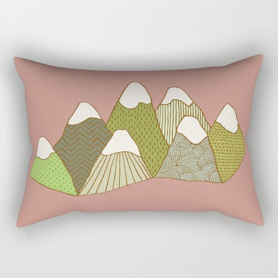 Mountains Rectangular Pillow