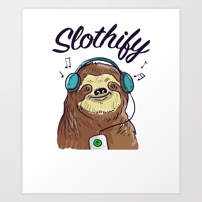 A monkey is meditating while listening to music. | Essential T-Shirt