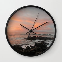 Ocean at Sunrise Wall Clock