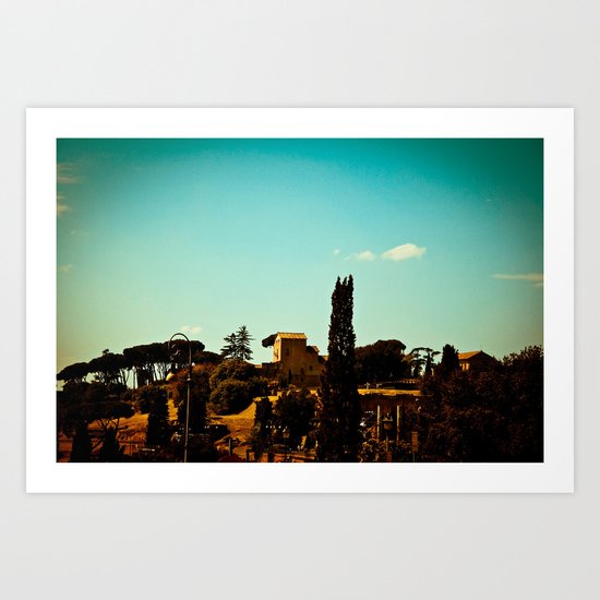 Roman Hills Art Print