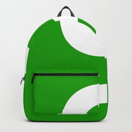 Number 9 (White & Green) Backpack