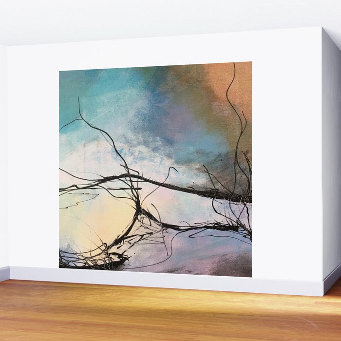 Heaven And Hell Abstract Painting By Jodi Tomer Cloudy Painting