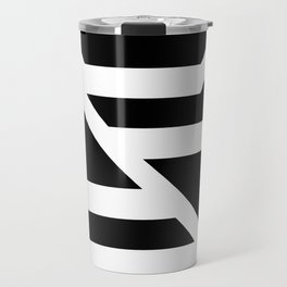 black and white minimal art  Travel Mug