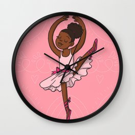 Little Dancing Girl Wall Clock