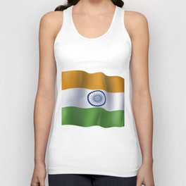 India flag Unisex Tank Top