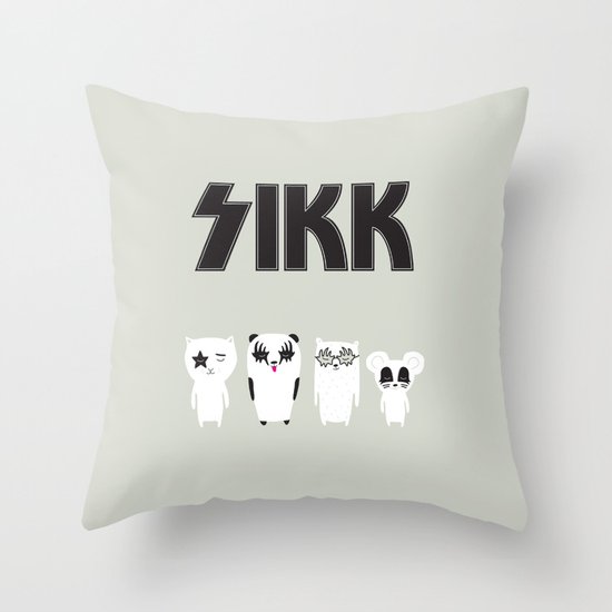 SIKK - ANALOG zine Throw Pillow