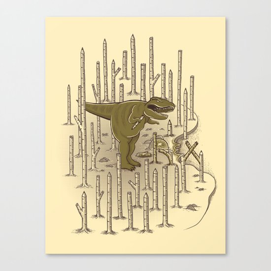 T-REX Canvas Print