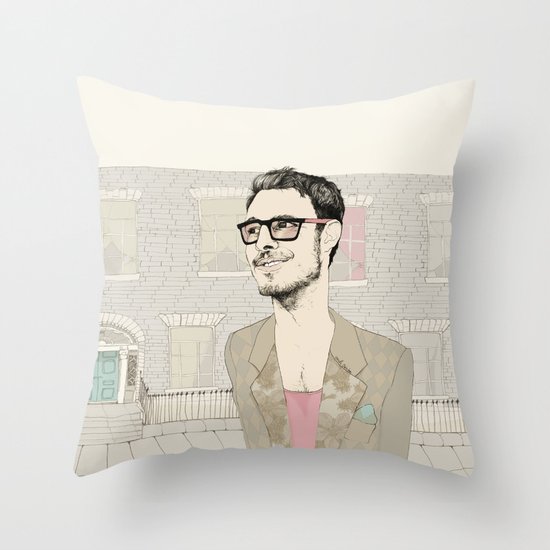 I´m hipster Throw Pillow