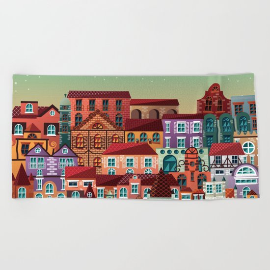 Homes Beach Towel