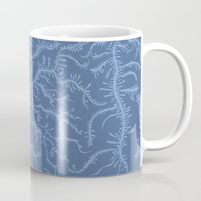 Ferning - Blue Coffee Mug