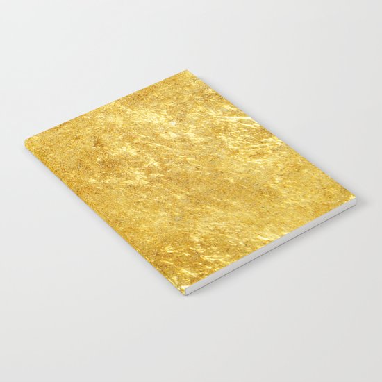Golden Texture #lifestyle #society6 Notebook