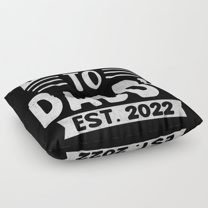 Promoted to daddy est 2022 Fathers day 2022 Floor Pillow