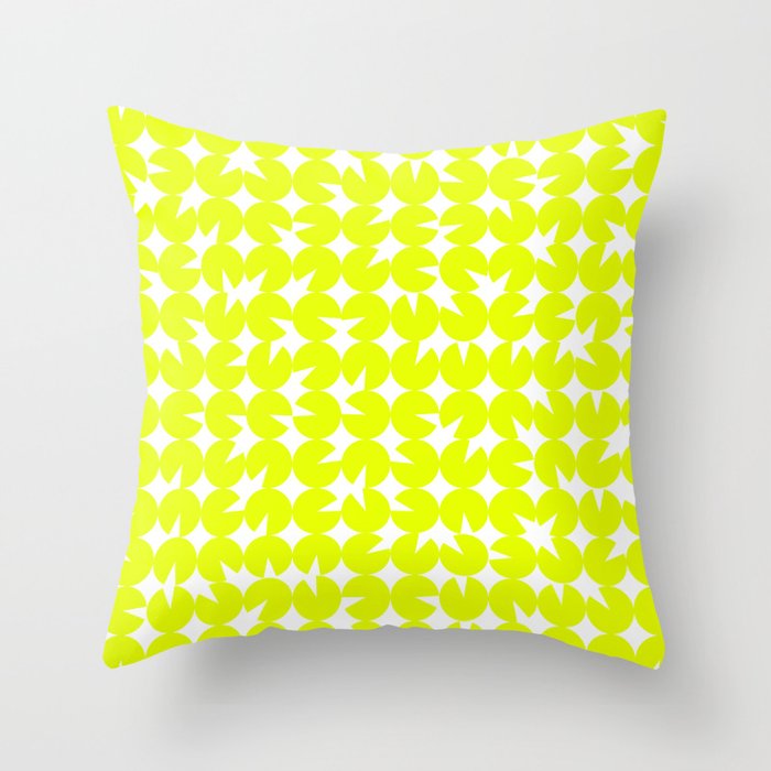 Neon yellow shop cushion