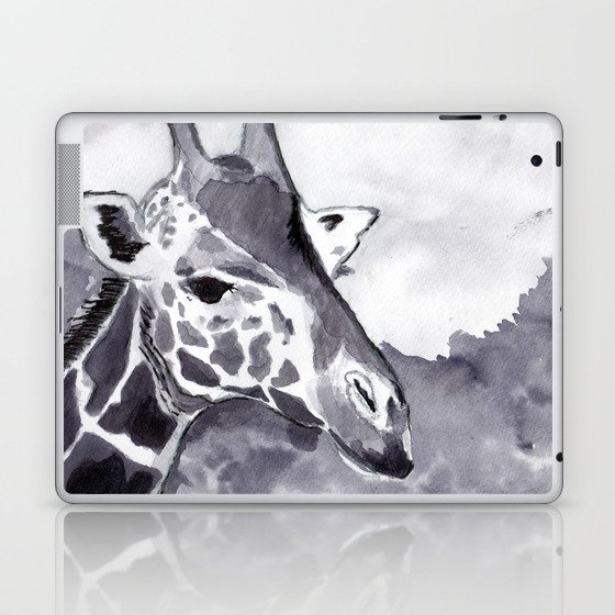 Giraffe I - Animal Series in Ink - Animal Series in Ink Laptop & iPad Skin