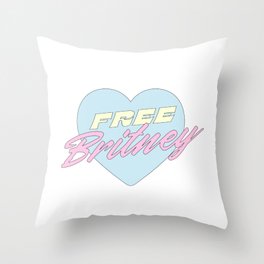 FreeBritney Throw Pillow