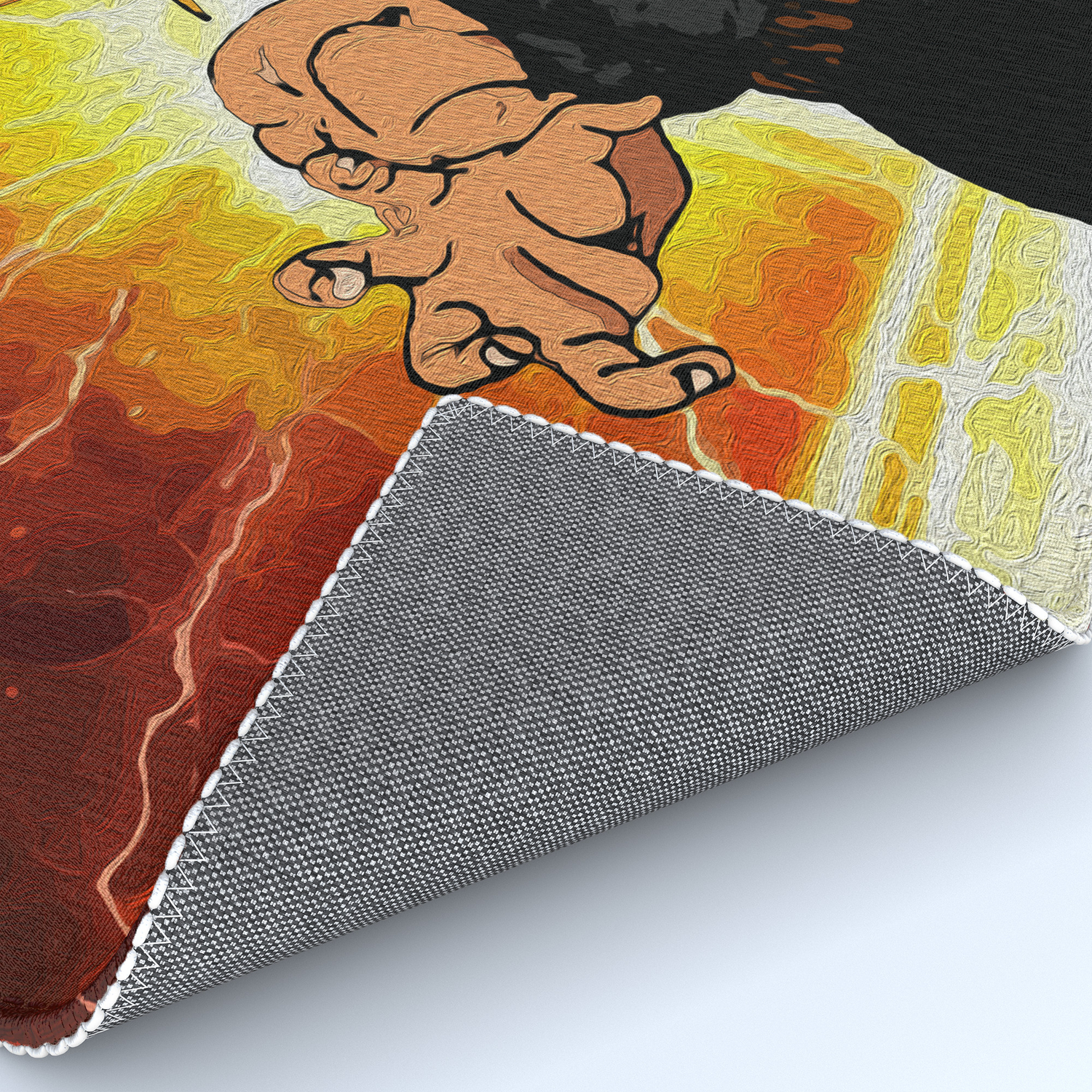Dragonball Z Trunks Sketch Colored Rug By Bernardtime