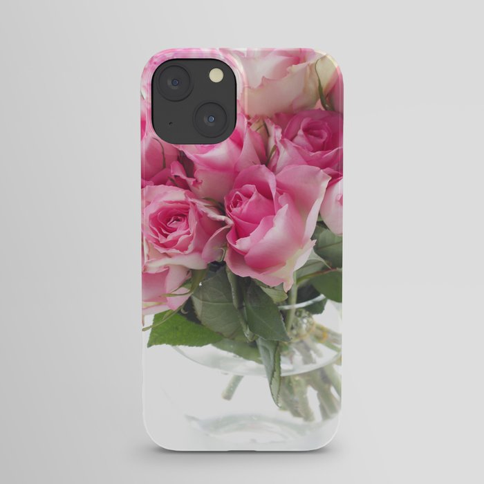 Pink Roses Bouquet iPhone Case