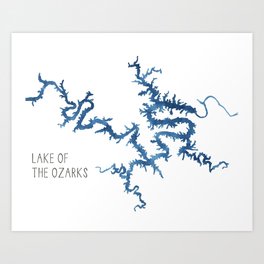 Lake of the Ozarks Art Print