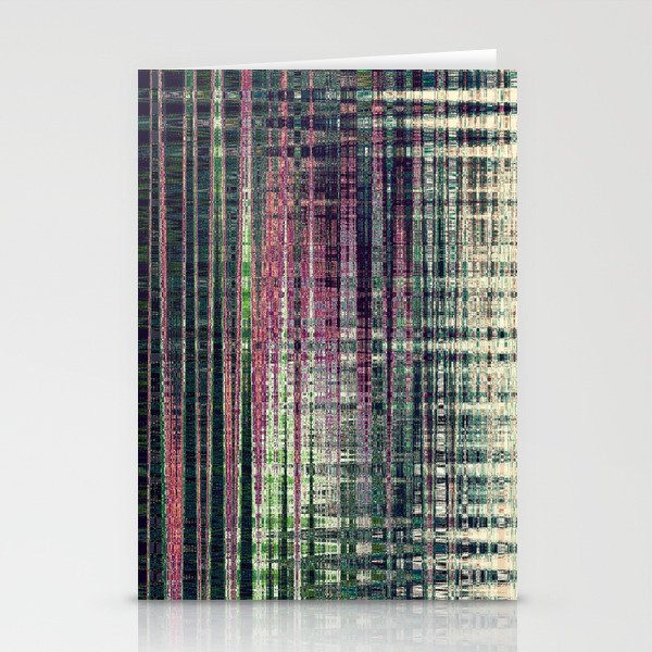 Textile Grunge Abstract Pattern Stationery Cards